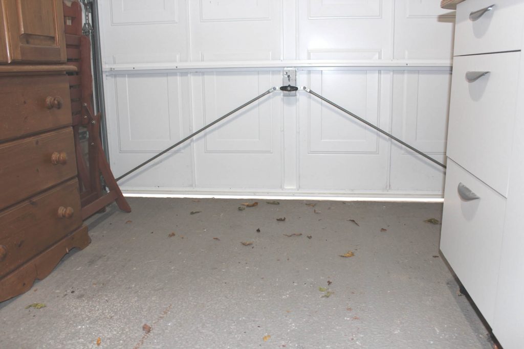 gap under garage door causing a draught