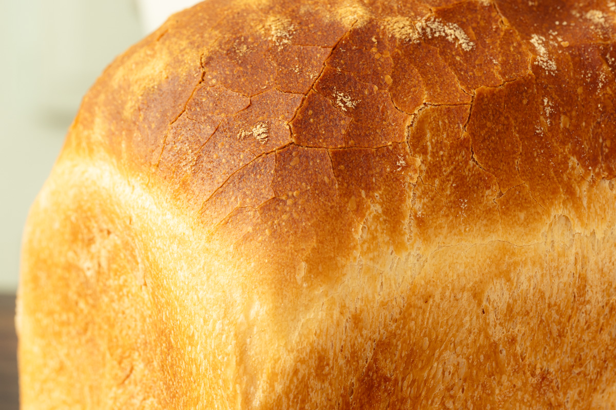 crusty homemade white bread 