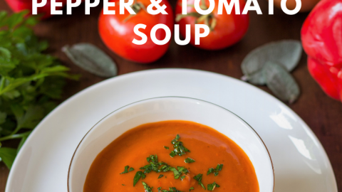 roasted tomato and red pepper soup recipe