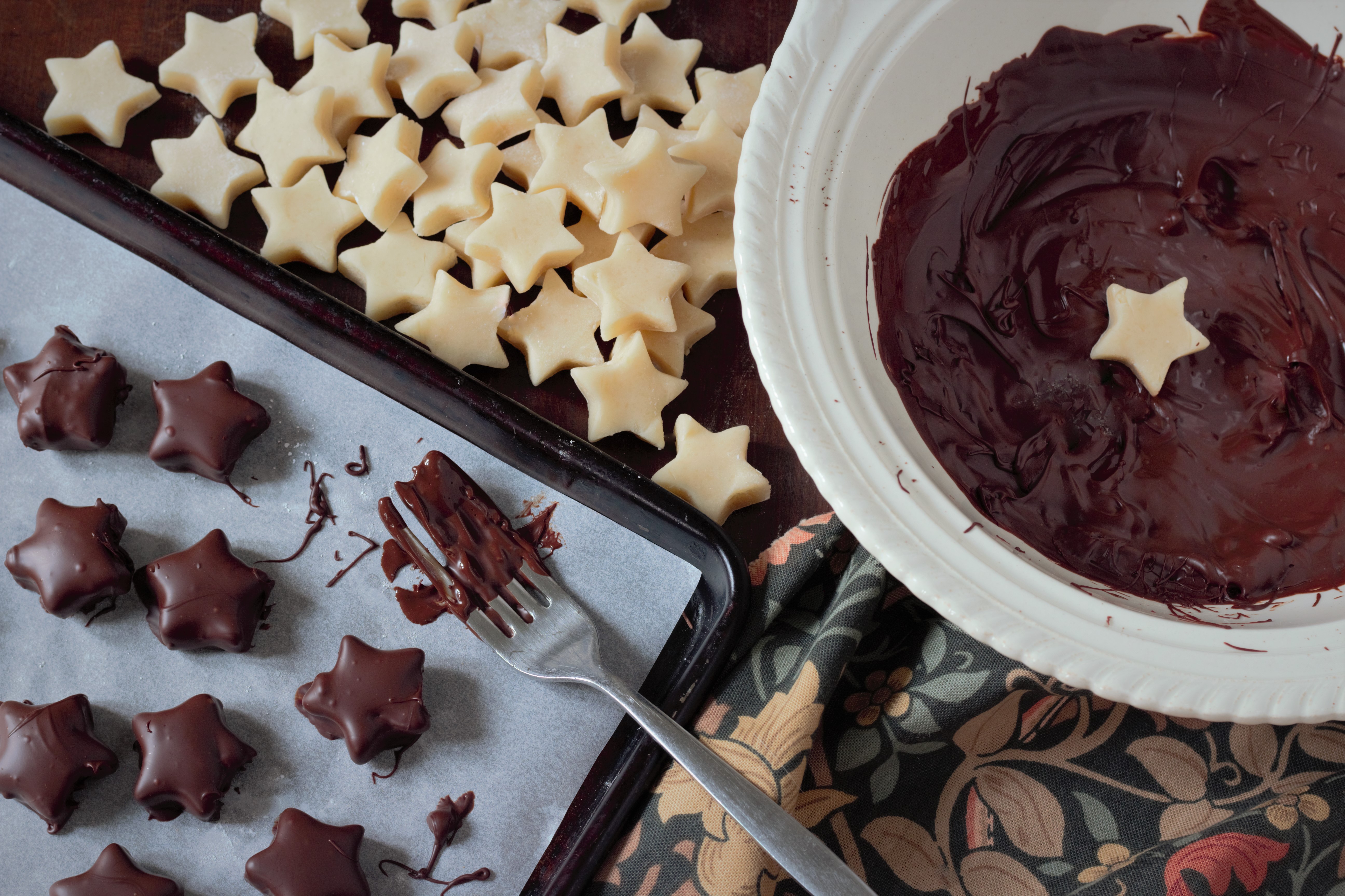 Marzipan Stars Recipe - The Thrifty Squirrels