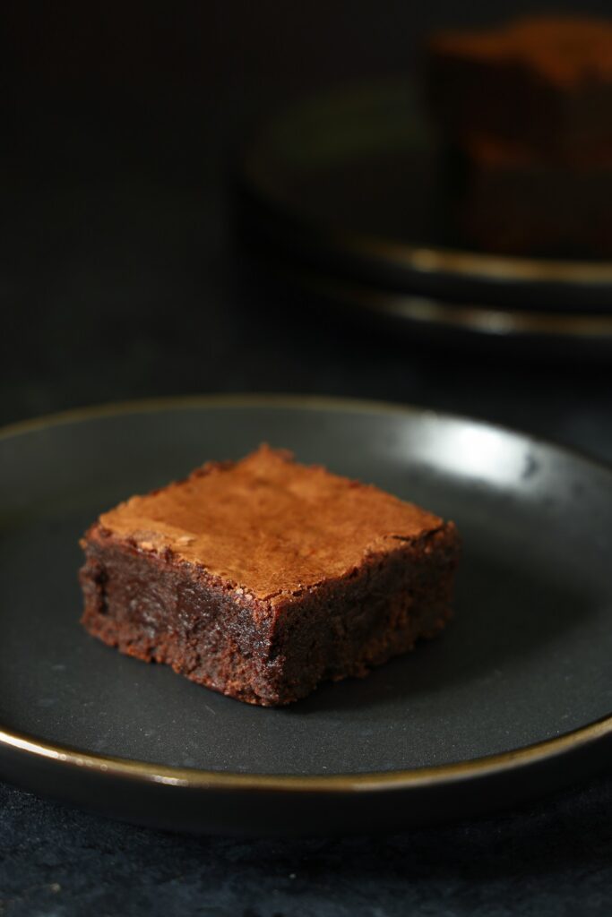 A chocolate brownie